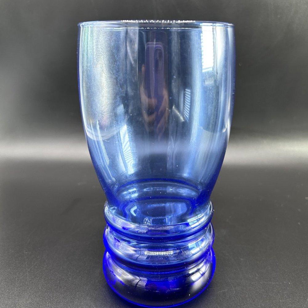 Cobalt Blue Drinking Glass Tumbler Bangles - Picture 5 of 9